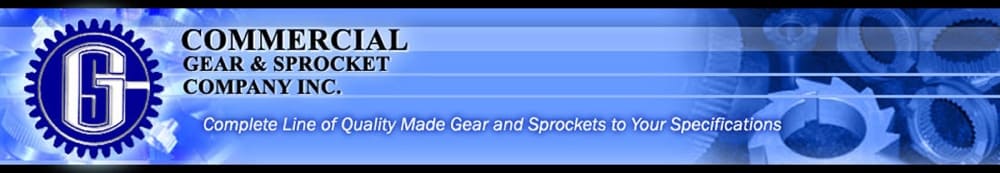 Commercial Gear & Sprocket Company Logo