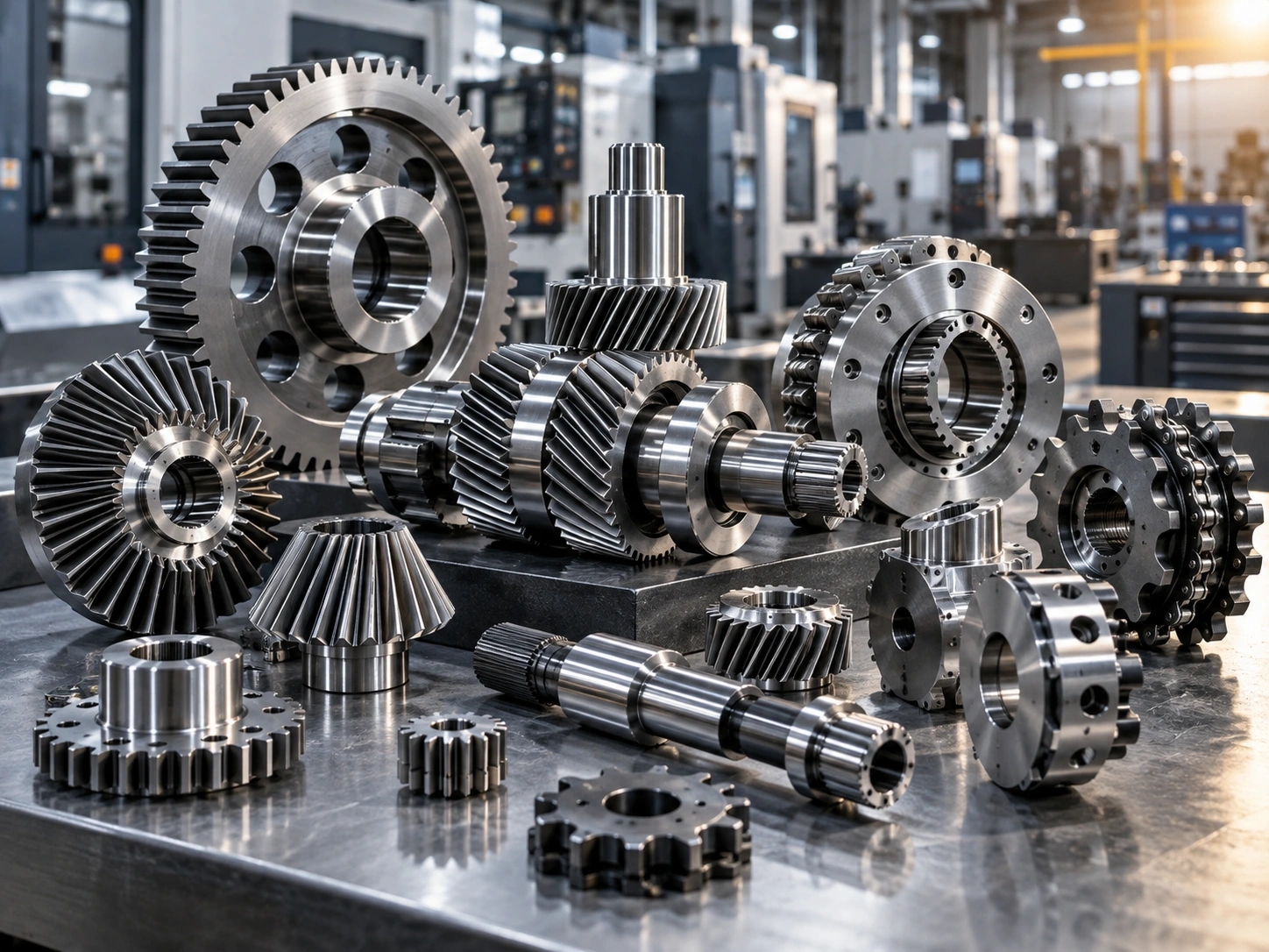 Precision custom gears and gear assemblies